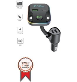 Resim Torima G12 Pd Şarj Özellikli Dijital Göstergeli Bluetooth Fm Transmitter 
