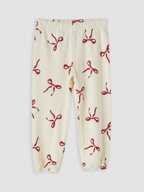 Resim LC Waikiki Çelebi Store'dan Kaliteli Parçalar Fiyonk Baskılı Kız Çocuk Jogger Eşofman Altı 