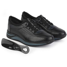 Resim ERN SHOES Hakiki Deri Siyah Tam Ortopedik 48-49-50 Numara Ayakkabı 