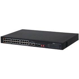 Resim Dahua Pfs3226-24et-240 24 Port 24xfe-2xge-2x1ge/sfp 240w Hi-poe Switch 