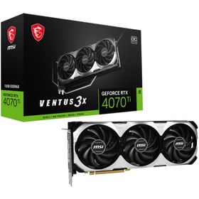 Resim MSI GEFORCE RTX 4070 OC VENTUS 3X 12GB GDDR6X 192 BİT DLSS 3 EKRAN KARTI 
