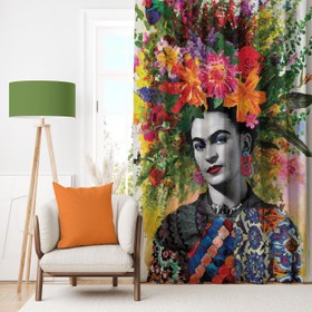 Resim Floral Frida Perde 