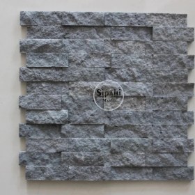 Resim Sipahi Marble Bazalt Eskitme Patlatma Mozaik 