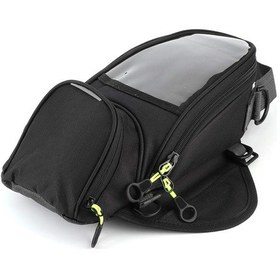 Resim Çanta Çanta Yakıt Torbası Mıknatıs Gezinme Saddlebag Büyük Şeffaf Pencere Motosiklet Sırt Çantası Oxford Cloth 