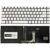Resim Notespare Msi ile Uyumlu GF63 Thin 12UC-666XTR Klavye Işıklı Gümüş Gri TR Küçük Enter Versiyon 