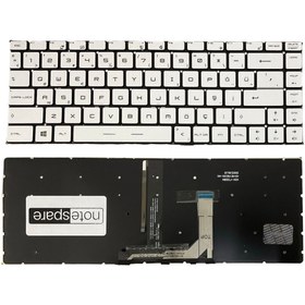 Resim Notespare Msi ile Uyumlu GF63 Thin 12VE-099XTR Klavye Işıklı Gümüş Gri TR Küçük Enter Versiyon 