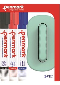 Resim Penmark Tahta Kalemi 3 Lü Set+silgi Hs-305-tk3s Çok Renkli 