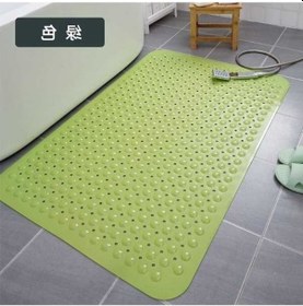Resim Tongxida Yüksek Kalite Pvc Banyo Paspası - 80x80 Kaymaz Yeşil Çok Renkli, Konforlu Ve Dayanıklı Çok Renkli 