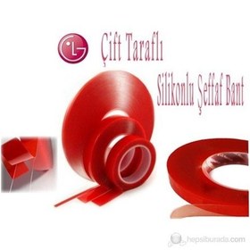 Resim Nkt Kırmızı Çift Taraflı Bant ( 1,5Cm X 5Mt ) (425170470) 