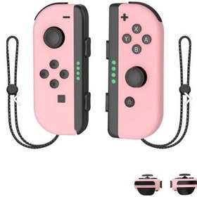Resim Nintendo Switch Joycon Controller Oyun Konsolu Kumandası Pastel Pembe Switch Joy-con 