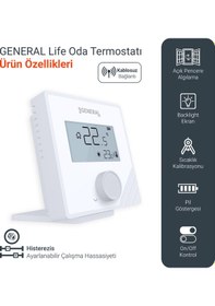 Resim General Mıtra 25s Rf Kablosuz Oda Termostatı 