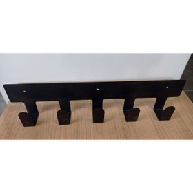 Resim Genel Markalar Metal Mat Siyah Kapı Arkası Askılık Ve Banyo Kapı Arkası Askılık 
