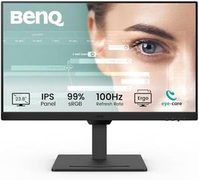 Resim BenQ GW2490T 23.8'' Full HD IPS Monitör, 100Hz, HDMI+DisplayPort, Eye-Care, Düşük Mavi Işık, Flicker-Free, Ergonomik Stand, Pivot Özellikli Ofis Monitörü 