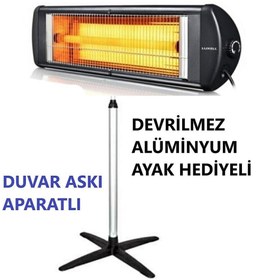 Resim KUMTEL 2300w Ayaklı Ecoray Soba Ex-23 Ayak Hediyeli 