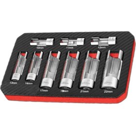 Resim Quueppty Açık Yağ Borusu Sökme Manşonu Yivli Oksijen Sensörü Anahtarı Yakıt Enjeksiyonu Altıgen Onarım Aracı (Yurt Dışından) 