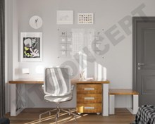 Resim Ntconcept Rodo Çalışma Odası Takımı Ahşap 75 x 160 cm 