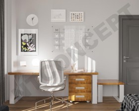 Resim Ntconcept Rodo Çalışma Odası Takımı Ahşap 75 x 160 cm 