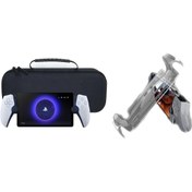 Resim Teknoroket Playstation Ps Portal Çanta Ve Şok Emici Arka Kılıf (SERT KORUYUCU KABUK) Seti 