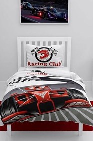 Resim MONOHOME Racer 3D Pamuk Saten Çocuk Nevresim Takımı 160x220, monohome9901 