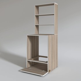 Resim Kenzlife ankastre fırın dolabı bengisu crd 165*60*56 mutfak kapaklı 