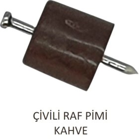 Resim Çivili Raf Pimi Kahve 1000 Adet 