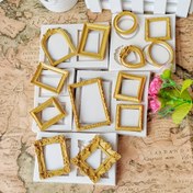 Resim Çok Yönlü Silikon Kalıp DIY El İşleri & Pişirme İçin - Avrupa Esintili Fotoğraf Çerçeve Tasarımı, Yapışmaz & Yeniden Kullanılabilir, Kekler, Çikolatalar, Mumlar & Daha Fazlası İçin Mükemmel 