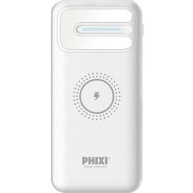 Resim Phixi Basic PW11 10.000MAH Wireless Şarj Çift Çıkışlı LED Göstergeli Powerbank 