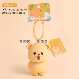 Resim Silver1 Peluş Bebek Anahtarlık Kolye Sevimli Biblolar Bebek Çekicilik Küçük Kolye (Yurt Dışından) 