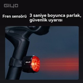 Resim Super Factory Çok Fonksiyonlu Akıllı Bisiklet Arka Lambası (Yurt Dışından) 