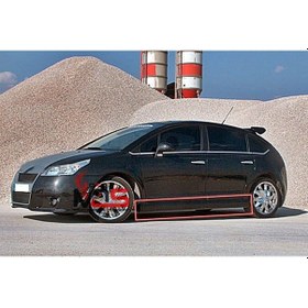 Resim Citröen C4 Custom Uyumlu Marşpiyel Sağ Sol Tk Fiberglass Boyasız 