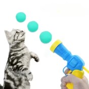 Resim Peluş Top Atan İnteraktif Kedi Oyuncağı 