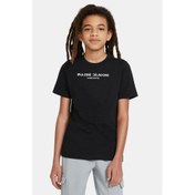 Resim Imagine Dragons Letras Baskılı Unisex Çocuk Siyah T-Shirt 