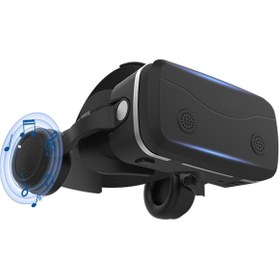 Resim VR Shinecon Scg15e Sanal Gerçeklik Gözlükleri 4.7-7 Inç Cep Telefonları Için Stereo Kulaklıklı - Siyah 