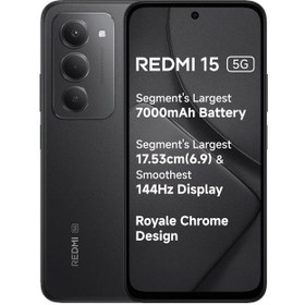Resim Xiaomi Redmi 15 YD | 256 GB 8 GB Siyah 