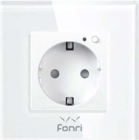 Resim Hızlı Stok Fonri Wf3-El3-0401-05 Wıfı Akıllı Duvar Prizi Gri 