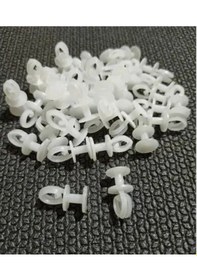 Resim Geçmeli Perde Ruleti A Kalite Perde Halkası Perde Düğmesi 100 Adet Perde Rulet Beyaz 