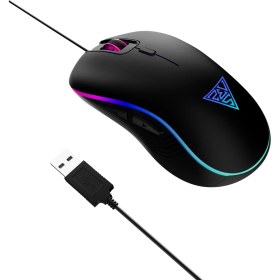 Resim Gamdias Gamdıas Aura Gs3, Çok Renkli Aydınlatma, USB Kablolu, 6 Tuşlu, Gaming Mouse, 3.600 Dpı, Siyah 