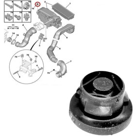 Resim fkoto Focus Uyumlu C-max Uyumlu Hava Filtre Kutusu 1.6 Dizel Euro 4 Alt Lasik Takozu 1 Adet 