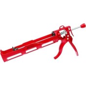 Resim Dönerli Silikon Tabancası, Metal, Arka Mil Döküm, Mastik Sıkma Tabancası, Dayanıklı, Yapı Malzemeleri Için Uygun, Ergonomik, Tüm Silikon ve Mastik Modellerine Uyumlu, Premium Kalite 