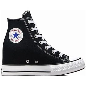 Resim Converse Chuck Taylor All Star Wedge Kadın Günlük Ayakkabı A11909c Siyah A11909c Siyah 