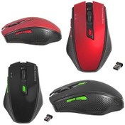 Resim Everest Smw-777 Usb 2.4ghz Optik Kablosuz Mouse Kırmızı Siyah 5256 
