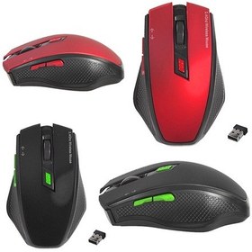 Resim Everest Smw-777 Usb 2.4ghz Optik Kablosuz Mouse Kırmızı Siyah 5256 
