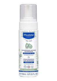 Resim Mustela Yenidoğan Konak İçin Köpük Şampuanı 150 ml 
