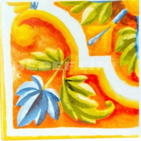 Resim Kütahya Hedef Çini 10 x 10 4'lü Desenli Karo 