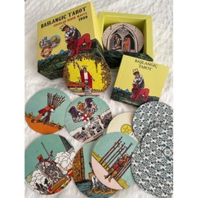 Resim Başlangıç Tarot ve Circular Rider Waite Tarot Kartları I Yuvarlak Tarot Kartları 