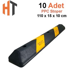 Resim Hayat Trafik Plastik Oto Park Araç Stoperi 110 cm 10'lu Set 