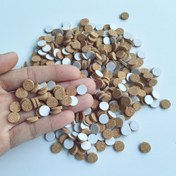 Resim 1200 adet Kendinden Yapışkanlı Kork Pedleri - Kaymaz Aşınmaya Dayanıklı Yapışkan Pedler, Yuvarlak 9mm, Kalınlık 2mm, Mobilya, Seramik, Dolaplar, Donanım Tabanı Anti-Kayma Şok Emici Pedler için Uygun 