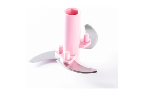 Resim Feyza Design Füme Pembe Mini Pratik Doğrayıcı 400ML, Şık ve Kullanışlı Tasarım 