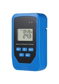Resim Neevoyu Tl-505 Mavi Akıllı Sicaklık Nem Kaydedici - Depo Laboratuvar Soğuk Zincir - Çıkmaz Noktası Sıcaklığı - En Yüksek/en Düşük Değerler - Pil Yok 
