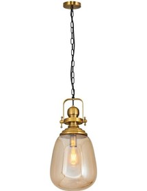 Resim Özcan Aydınlatma 4740-3a Tekli Cam Sarkıt 250 350 Sarı 